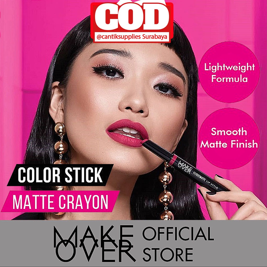 MakeOver Color Stick Matte Crayon Lipstick Make over