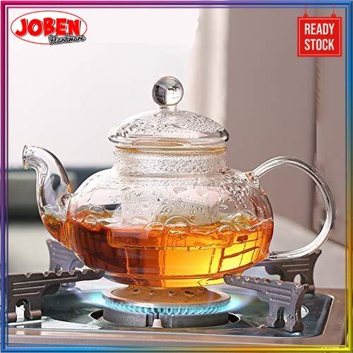 Teko Kaca Saring Teh Pitcher Glass Teapot Japanese Style Tea Infuser Teapot Teko Teh air panas kaca 