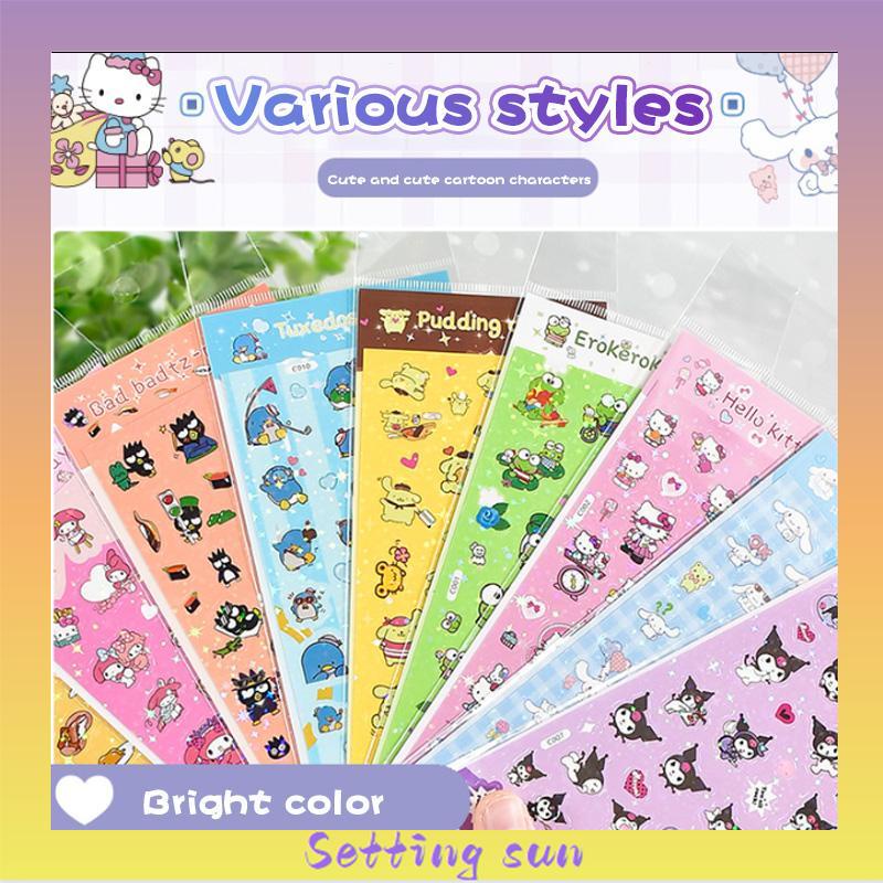 COD✨Stiker kartun lucu Kulomi Melodi Stiker buku pegangan TN