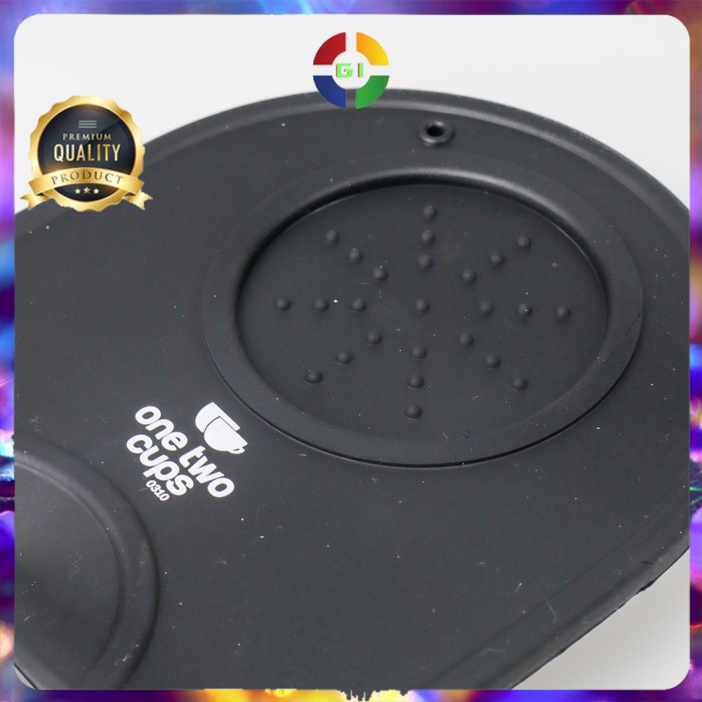 Silicone Holder Mat Tamper Kopi Espresso Barista Black