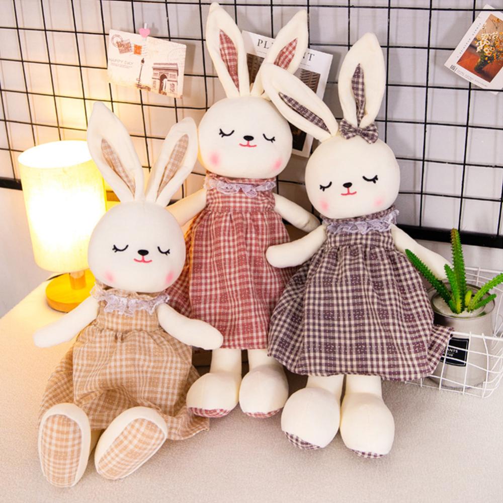 Timekey 50 cm Anak Kelinci Lucu Mainan Mewah Telinga Panjang Boneka Lembut Bunny Doll Mainan Tidur Anak Perempuan Anak Bayi Plush Animal Mainan Ulang Tahun F2J8