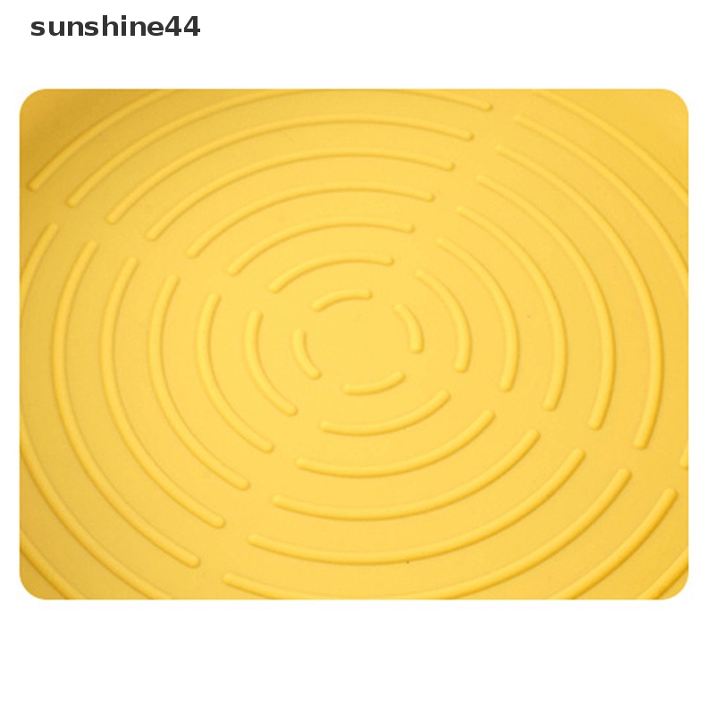 Sunshine 1PCS Reusable Air Fryer Silicone Pot Oven Baking Tray Untuk Pizza Air Fryer ID