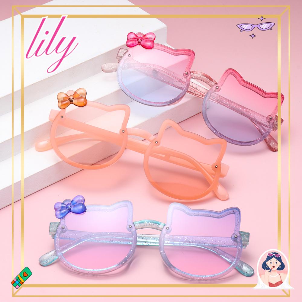 Lily Kids Kacamata Hitam Anak Laki-Laki Perempuan Lucu Perlindungan UV400 Lovely Sun Glasses