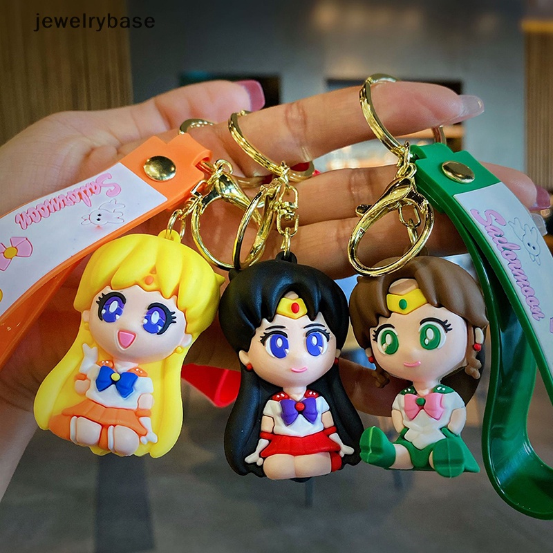 [jewelrybase] Anime Gantungan Kunci Action Figure Liontin Sailor Mars Gantungan Kunci Koleksi Model Mainan Butik