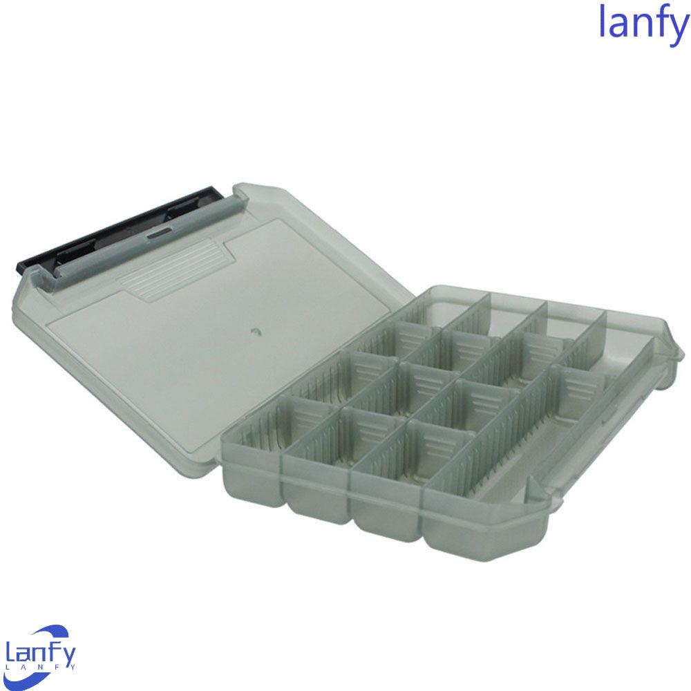 Lanfy 14kompartemen Kotak Penyimpanan Portabel Umpan Umpan Aksesoris Aksesoris Memancing Lure Box Lure Storage Box Alat Pancing