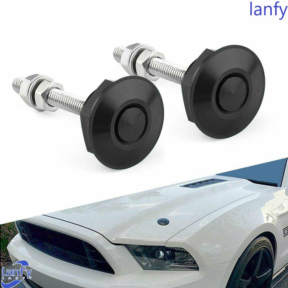 Lanfy Kunci Pin Kap 2pcs Pengait Suku Cadang Luar Truk Quick Release Lock Clip Kit Bumper Lock Kit