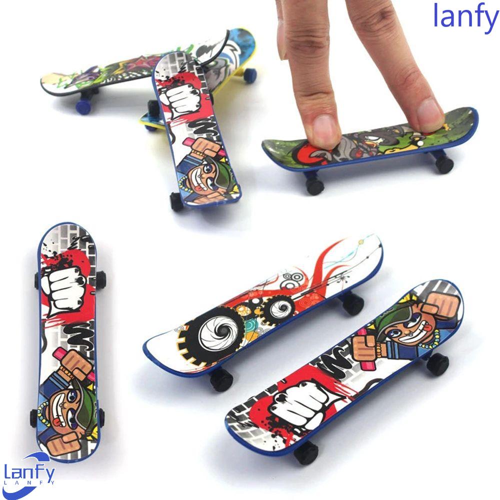 Lanfy Jari Skateboard Inovatif Plastik Mainan Anak Pesta Nikmat Jari Mainan Anak Hadiah Skate Truck