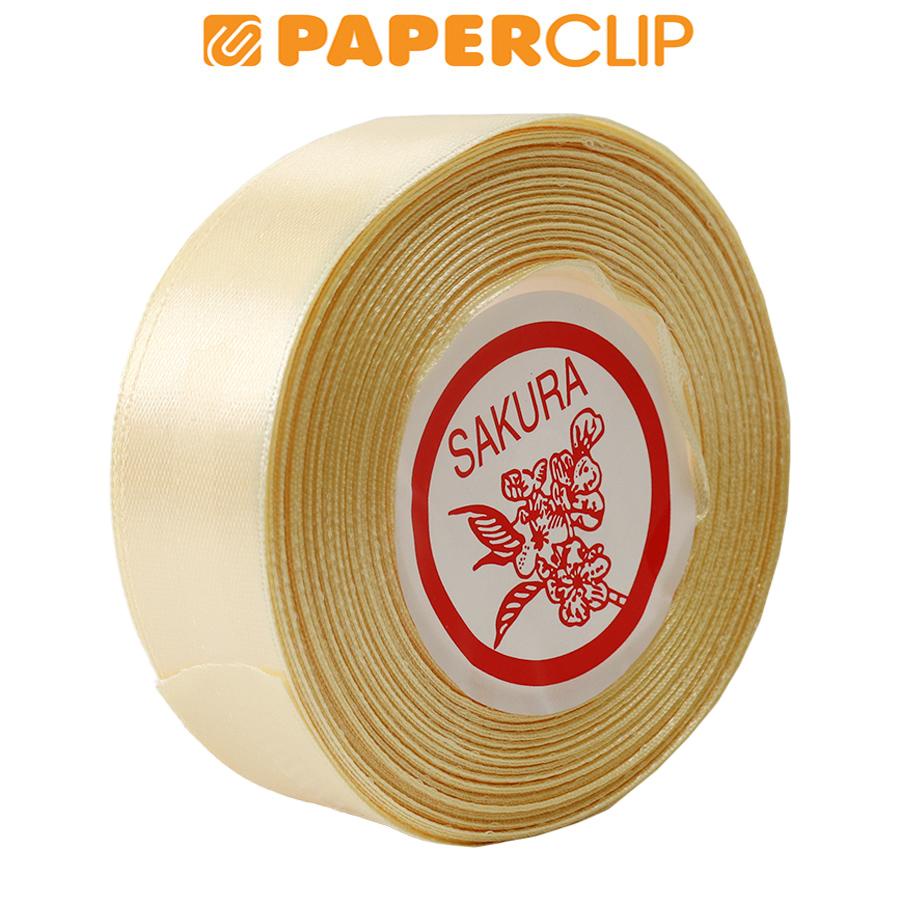 

PITA KADO 1 INCH SATIN 33 CREAM COLOR