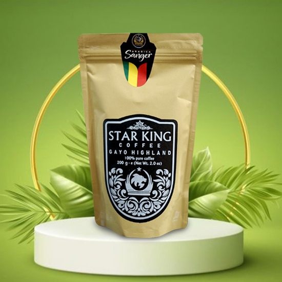 

Star King Coffee Arabica Sanger Kopi Aceh 200gr