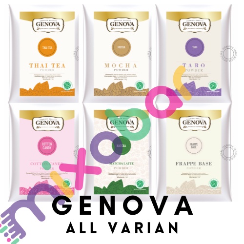

Genova Powder All Varian 1000 g I Bubuk Minuman