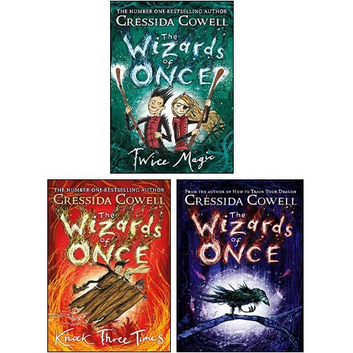 The Wizards of Once 3 Books Collection Set By Cressida Cowell