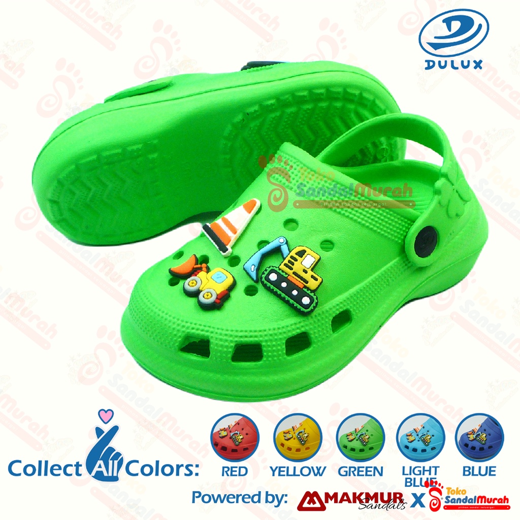 Toko Sendal Murah - Sandal Jelly Uk 25-30/ Sandal Anak Tempelan Beko/ Sandal Cocok Untuk Jalan-Jalan/ Sandal Crocs Desain Menarik/ [ Toko Sendal Murah M 805 D-TR ]