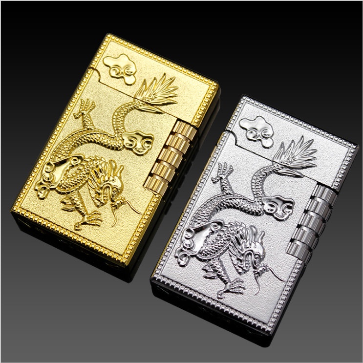 MPYS - NEW Korek Api Model Dupont Motif Naga 3D Korek Gas