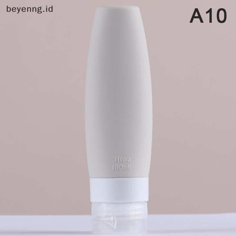 Beyen 1pc 60/90ML Silikon Botol Isi Ulang Kosong Travel Portable Packing Tekan ID