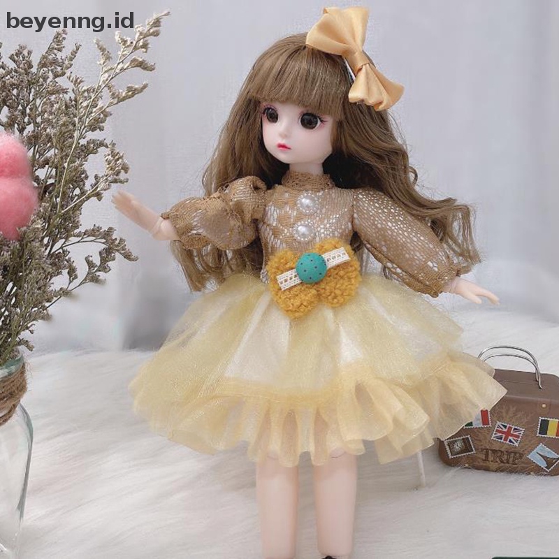 Boneka BJD Beyen 30cm1per6 Princess Doll Dress Baju DIY Hadiah Mainan Anak Perempuan (Tanpa Boneka) ID