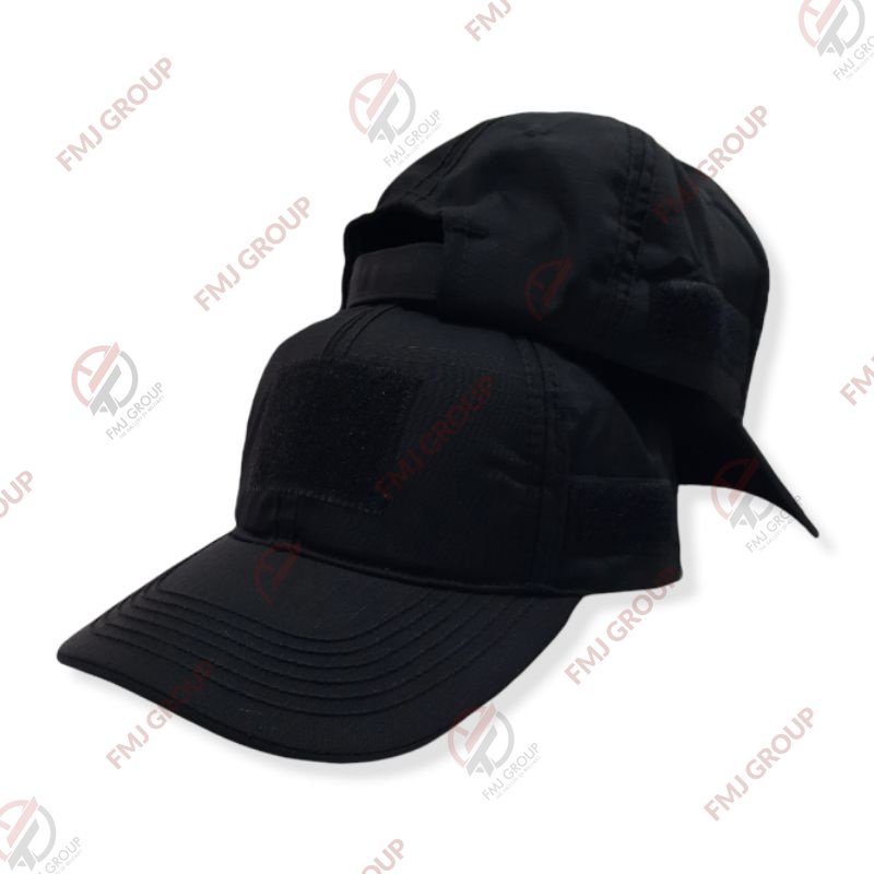 Topi Tactical Velcro / Perekat - Topi Lapangan - Ripstop