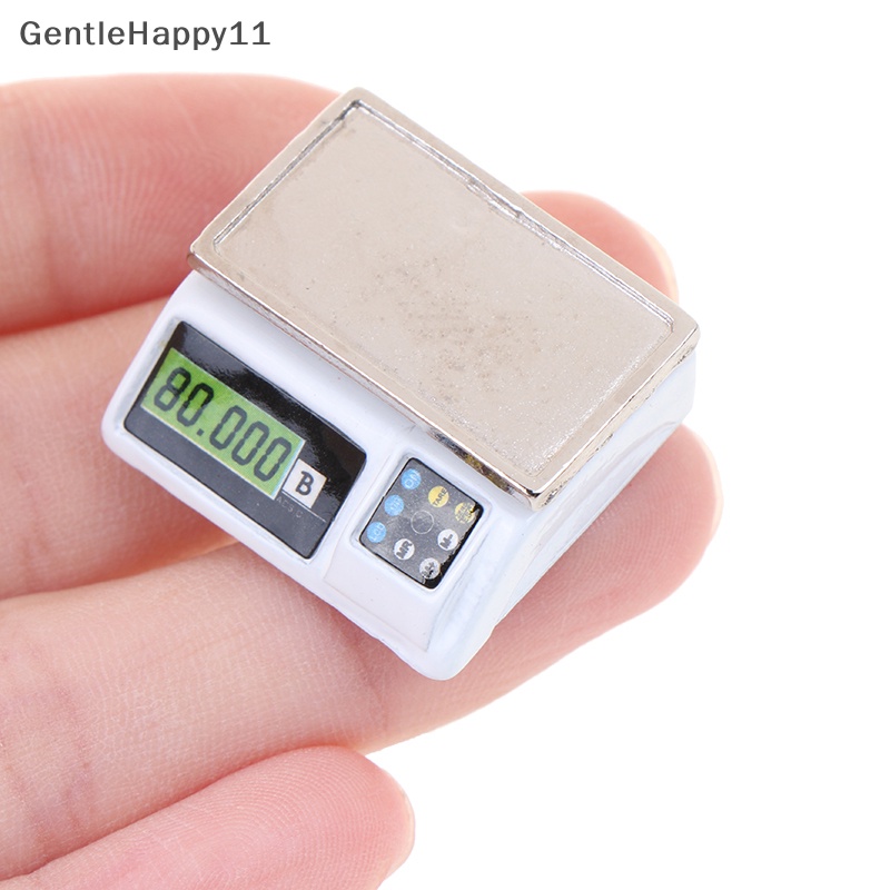 Gentlehappy1:12 Miniatur Rumah Boneka Skala Elektronik Bermain Aksesoris Rumah Boneka id Mainan