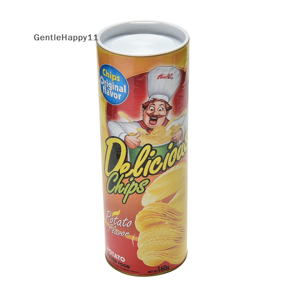 Gentlehappy 1pcs Trick Potato Chip Dapat Novelty Canda Prank Jump Snake Mainan Lucu Rumit id