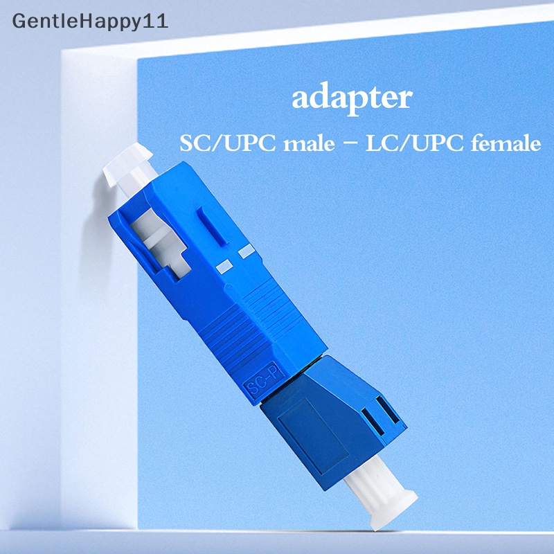 Gentlehappy SC Male To LC Female Single Mode Konverter Adapter Fiber Optik Hybrid id