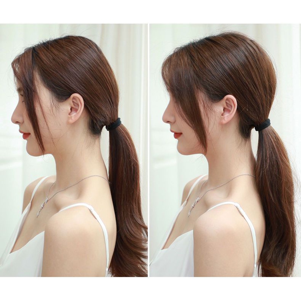 1pc Wanita Lurus U-Shaped Rambut Wig Berbulu One-Piece Mulus Meningkatkan Volume Rambut Ekstensi Rambut 20CM