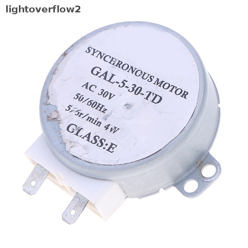 [lightoverflow2] Ac 30V Microwave Oven Synchronous Meja Putar Motor Tray Motor Kompatibel Dengan Galanz Microwave Oven GAL-5-30-TD 4W Aksesoris [ID]