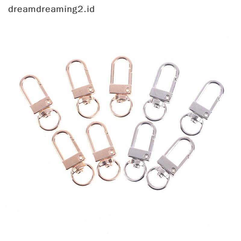 (drea) 10pcs Kait Lobster Clasp 13 * 34mm Untuk Rantai Kalung &amp; Gelang Membuat Perhiasan DIY//