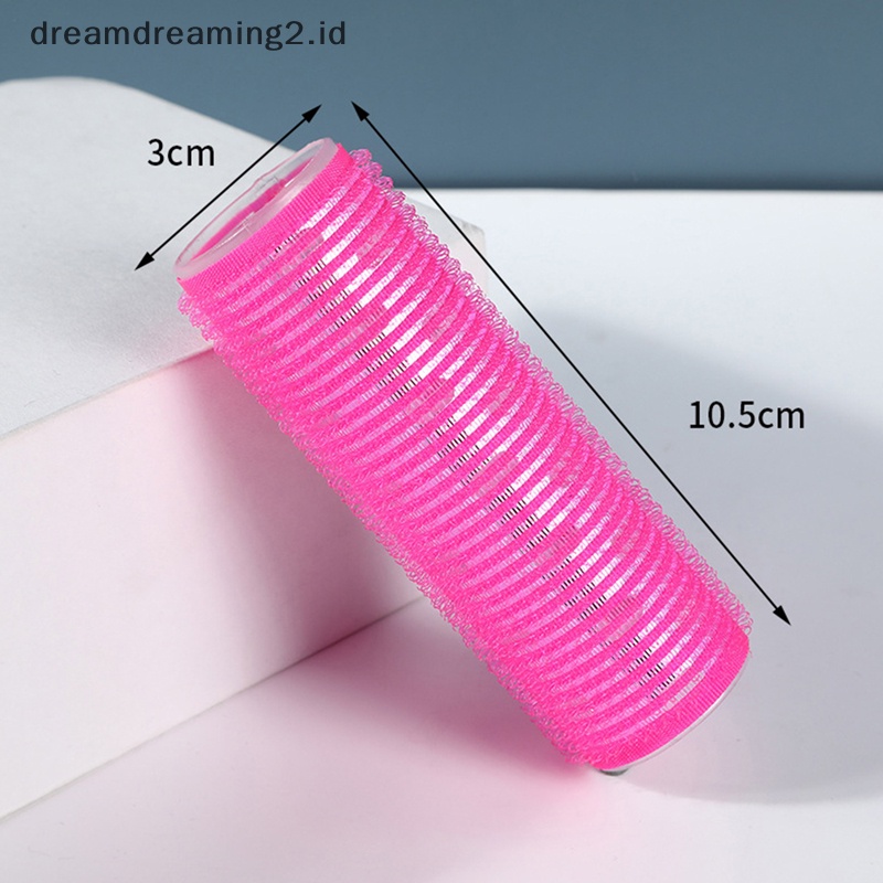 (drea) 4size Rol Rambut Hair Curlers Lazy Curler Hair Roller Dengan Lembaran Aluminium//