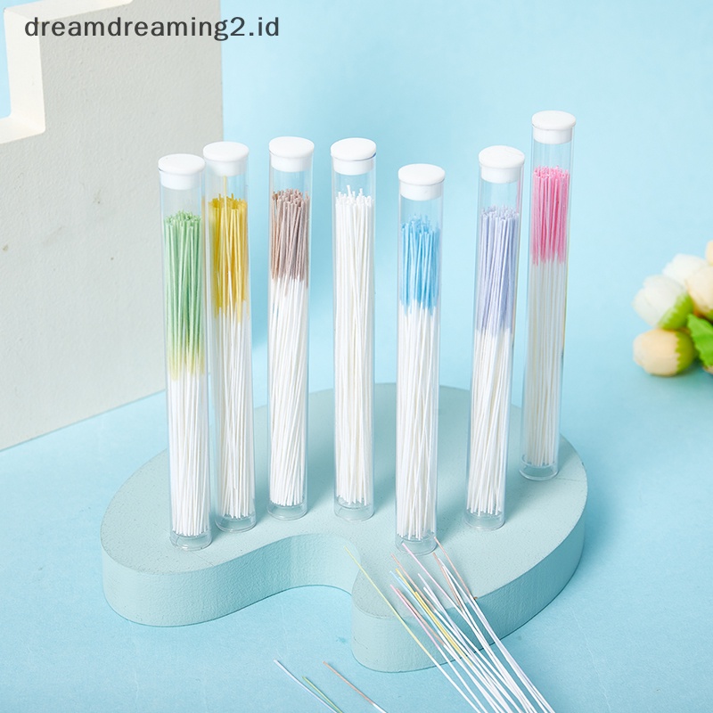 (drea) 60/70/160pcs Set Pembersih Telinga Grass Paper Floss Alat Aftercare Lubang Telinga//