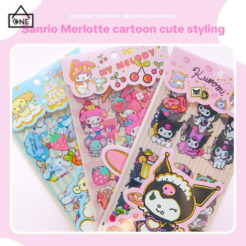 COD❤️4pcs Stiker Koromi Waterproof Kartun Untuk Jurnal Dekoratif Stiker-A.one