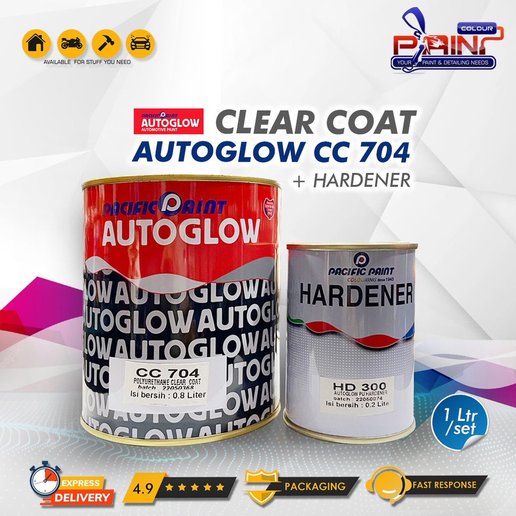 Clear Coat Autoglow CC 704 1L/set