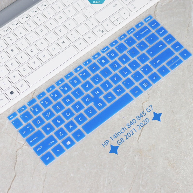 Pelindung Keyboard Komputer Bahan Silikon Full Coverage Tahan Air Dan Debu Untuk HP 14inch 840 845 G7 G8 2021 2020 Lembut Dan Nyaman Slim Film Keyboard Komputer [ZK]