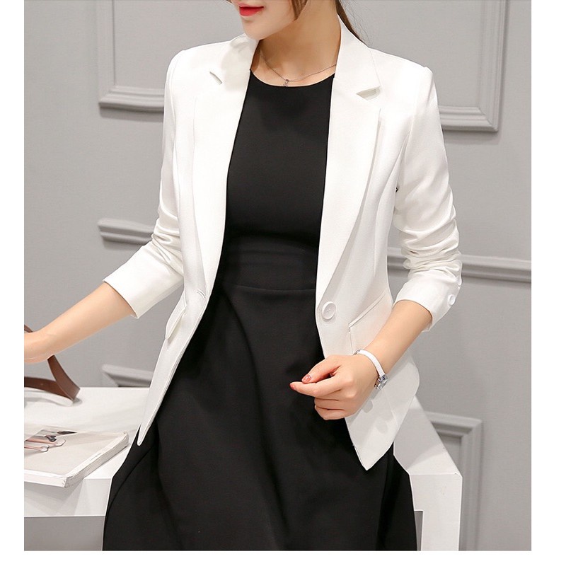 KIWI [ELIYA]Blazer wanita  jas kerja jas kantor baju formal hijab friendly casual
