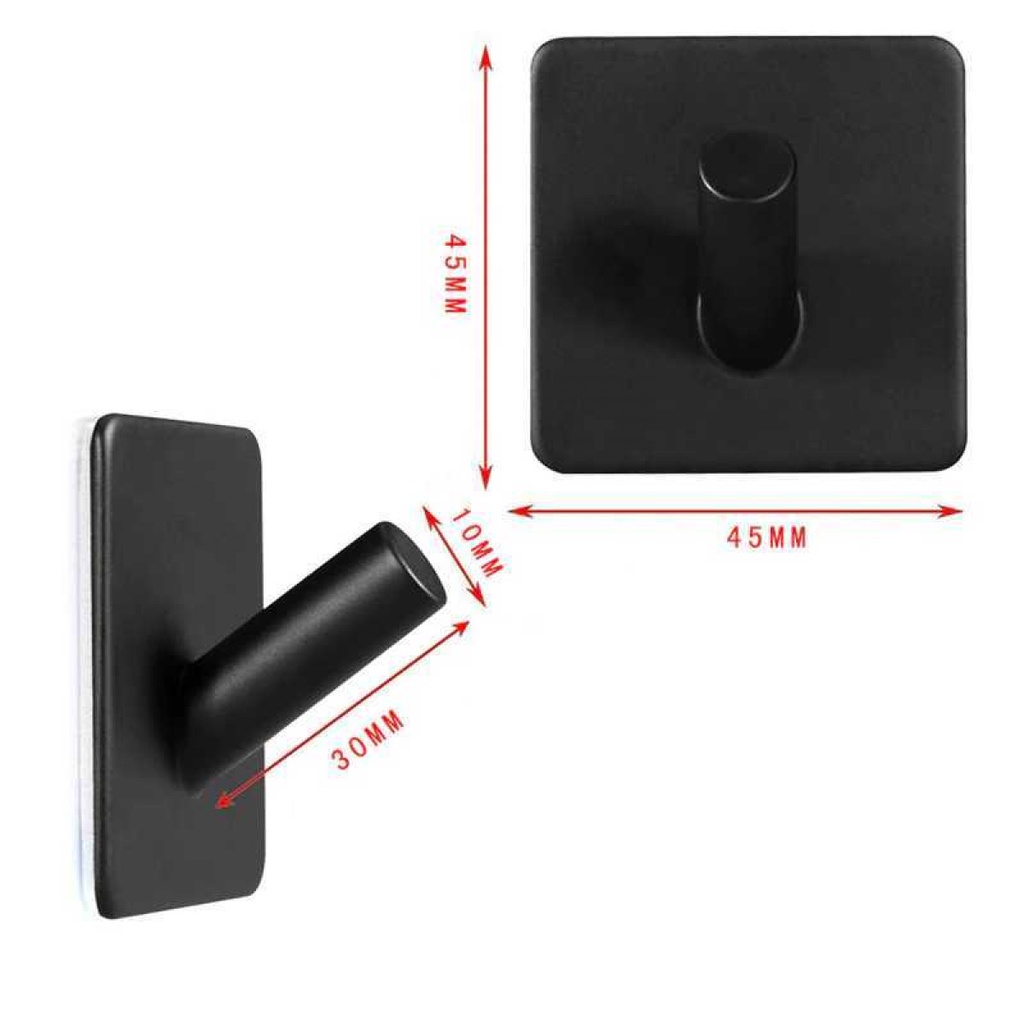 Gantungan Dinding Tempel Minimalis Hook Hanger Stainless Steel SUS304