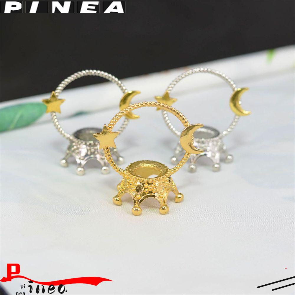 Pineapple Crystal Ball Base Crown Desktop Ornaments Properti Fotografi Stand Pajangan Bola Kristal