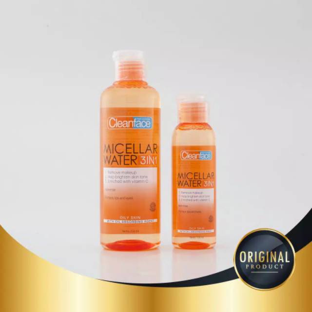 PURBASARI Clean Face Micellar Water 3 In 1 100ml dan 250ml