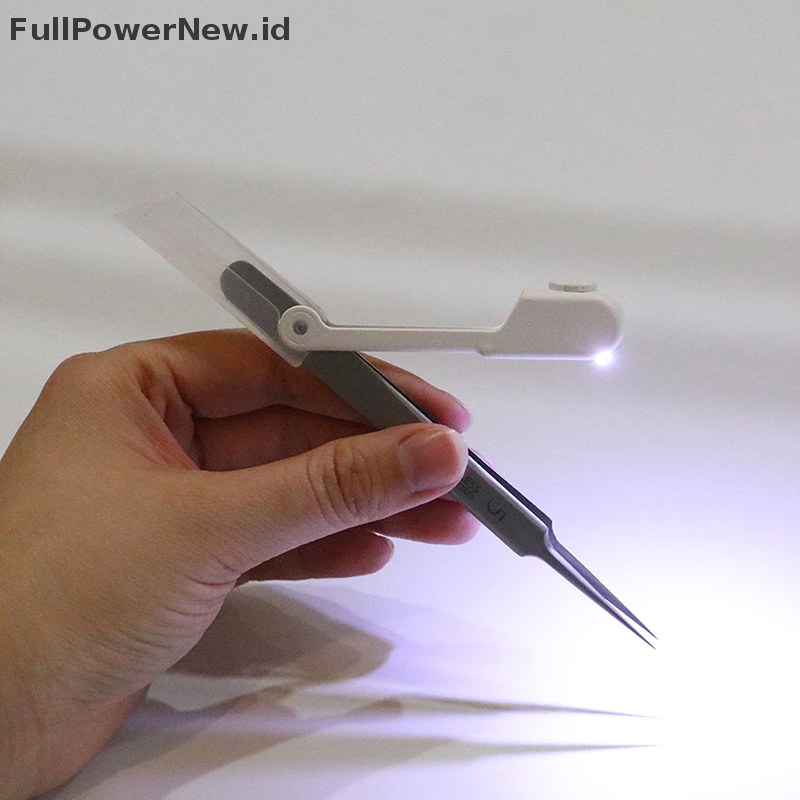 Power Light Led Acne Pinset Untuk Splinter Penghilang Komedo Acne Clip ID