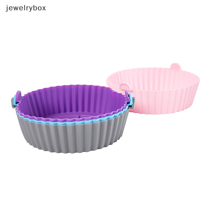 [jewelrybox] 16.5cm Air Fryer Silicone Pot Air Fryer Basket Liner Anti Lengket Oven Baking Tray Butik