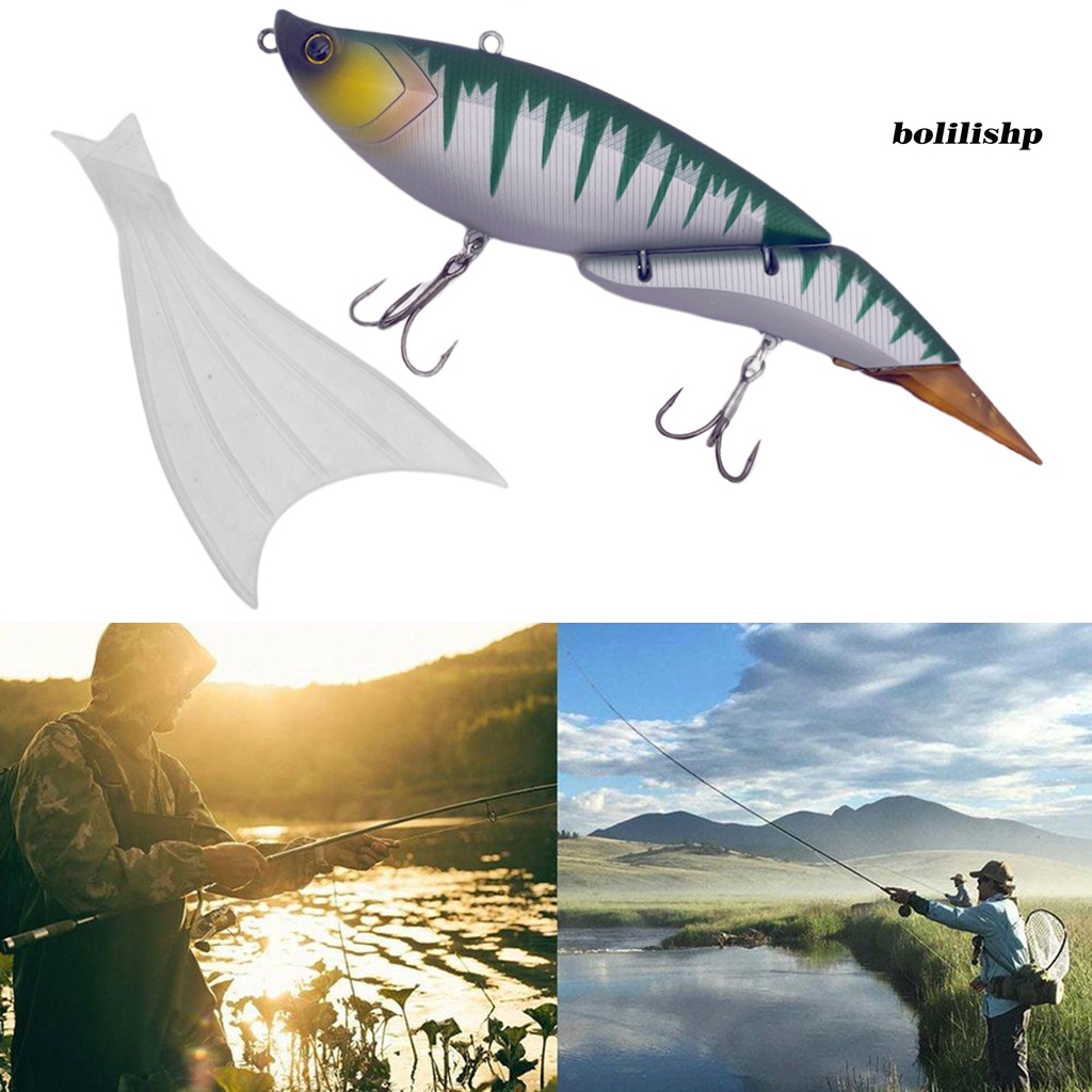 Bo-190mm 55g Pemikat Pancing Kait Ganda Penampilan Realistis Universal Topwater Memancing Ikan Kecil Ekor Keras Swimbait Untuk Memancing Di Laut