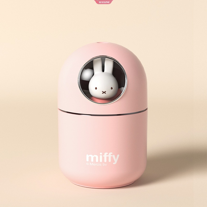 Miffy 320ML Cool Mist Humidifier Portable USB Ultrasonic Colorful Light Cool Mist Maker Air Humidifier Purifier Untuk Mobil Kamar Tidur [ZXL]