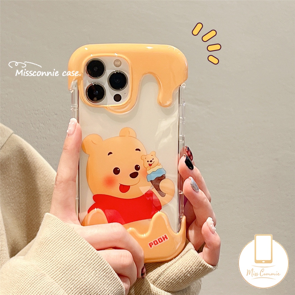 Casing Ponsel Popcorn Lucu Kompatibel Untuk IPhone XR 7Plus 11 14 12 13 Pro Max X 7 8 Plus XS Max SE 2020 INS Ice Cream Shockproof Lembut Tpu Back Cover