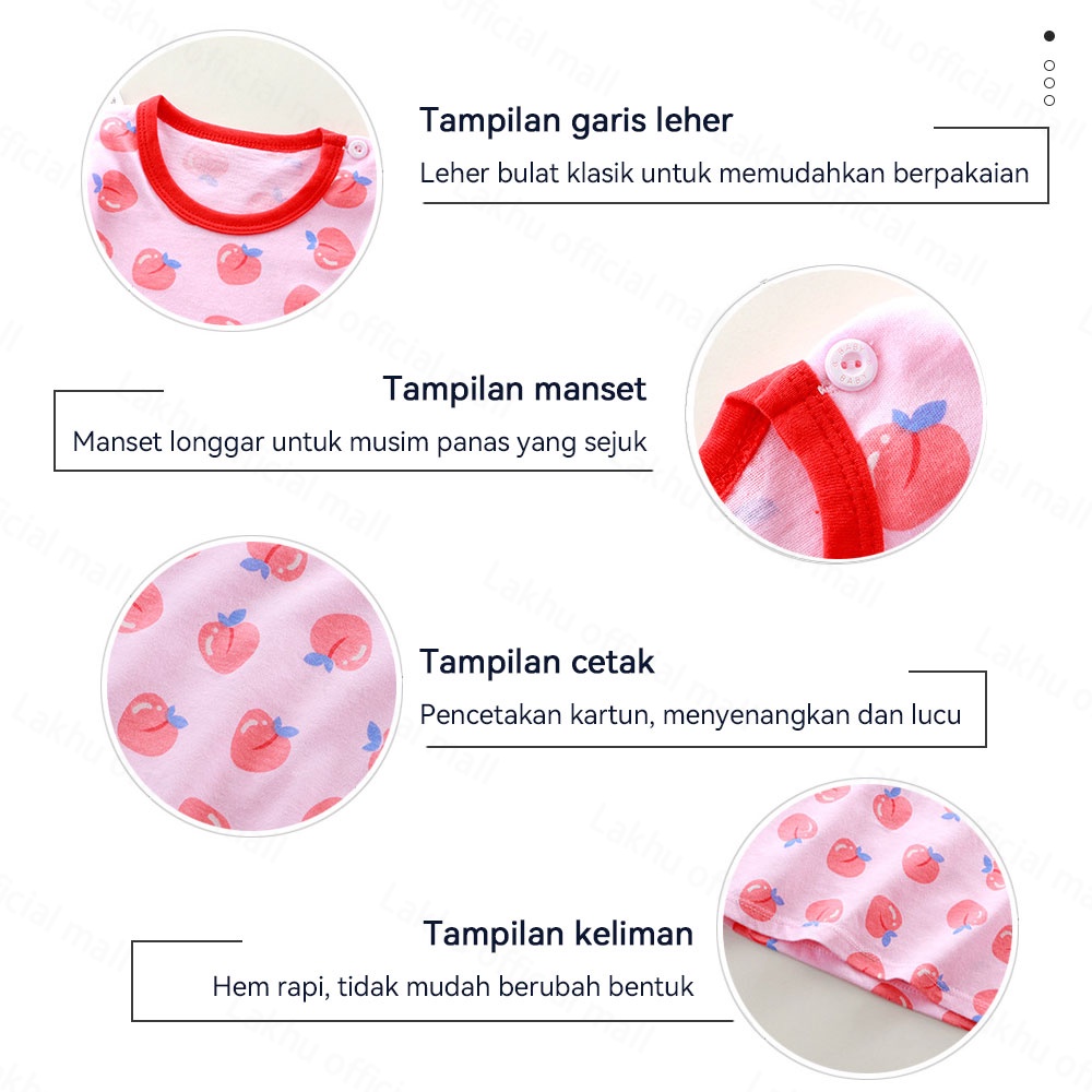 Lakhu Kaos Anak Laki Laki Perempuan Baju Atasan Anak Korea T Shirt Anak