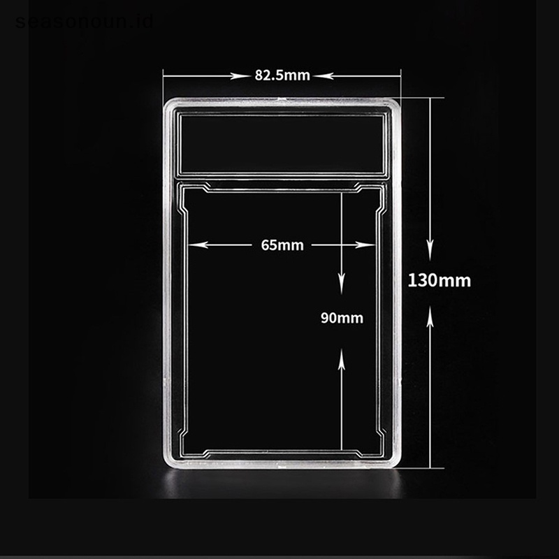 Seasonoun 90x65mm Akrilik Jumbo Game Star PSA Trading Card Slabs Sleeves Holder Case.