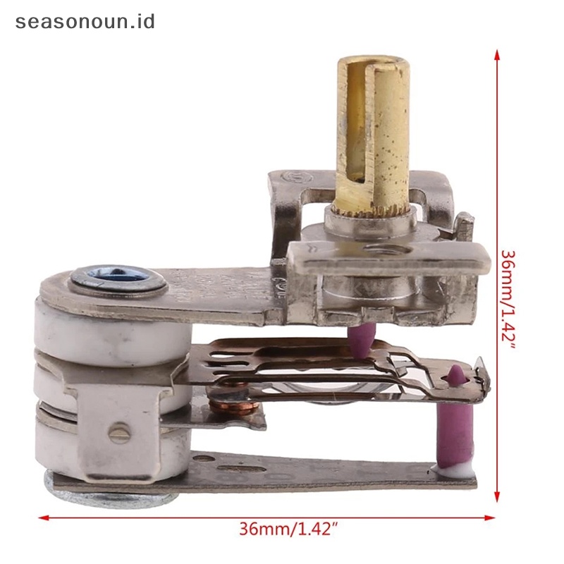 Seasonoun AC250V/16A Temperature Switch Heag Thermostat KDT-200 Untuk Oven Setrika Listrik.