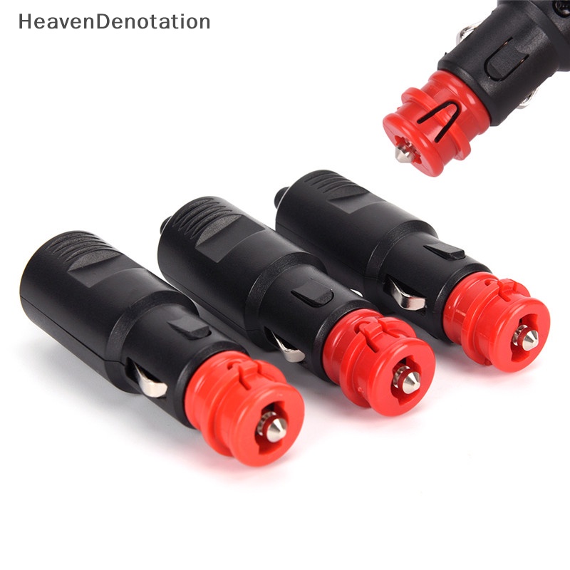 [HeavenDenotation] 12v-24v Colokan Mobil Socket Sambungan Colokan Listrik Male Adapter Hot HDV