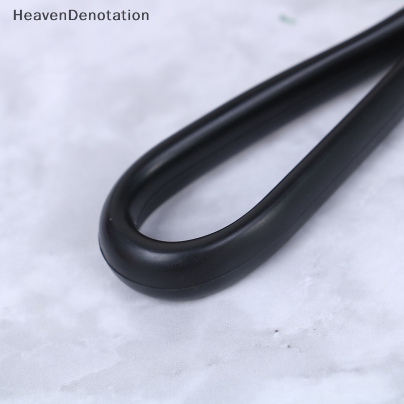 [HeavenDenotation] Hiu Jumbo Gigi Lebar Hitam Gagang Grip Sisir Rambut Pria Hairdressing Teeth Comb HDV