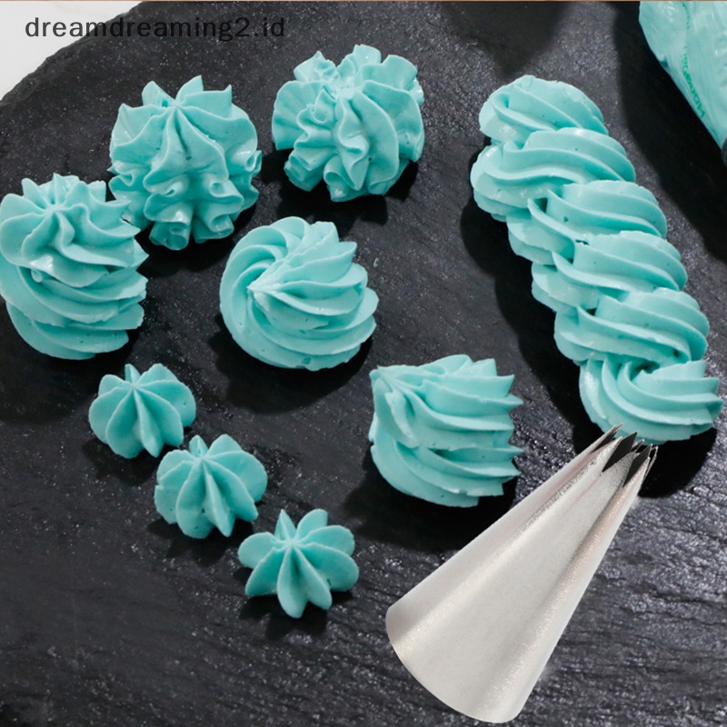 (drea) 19# Piping Nozzle Kecil Cupcake Pastry Nozel Kue Decorag Tips Alat Panggang//