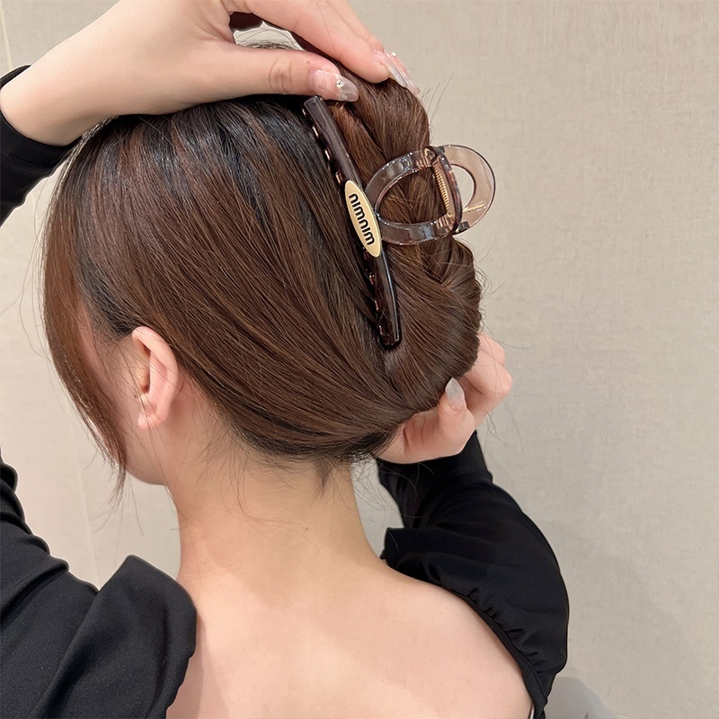 Ahellogirl Ins Fashion Huruf Geometris Cinta Jepit Rambut Trendi Aksesoris Rambut Untuk Wanita Gadis