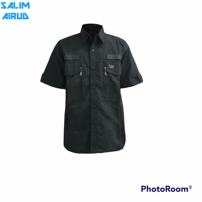 kemeja tactikal w Tac pendek - TERLARIS