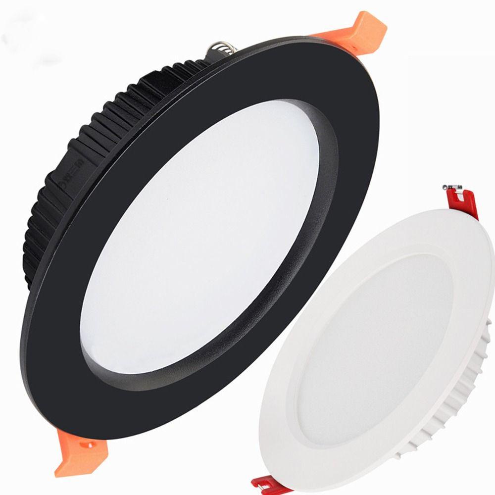 [Elegan] Downlight 220v Anti Kabut Kamar Mandi Dingin Warm White Dekorasi Rumah Lampu Plafon Tanam