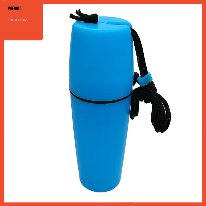 [Predolo] Botol Wadah Kapsul Anti Air Untuk Diving Scuba Snorkeling Kayak Biru